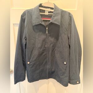 Co & Eddy Men’s Navy Zip Front Jacket Size M Lightweight Casual